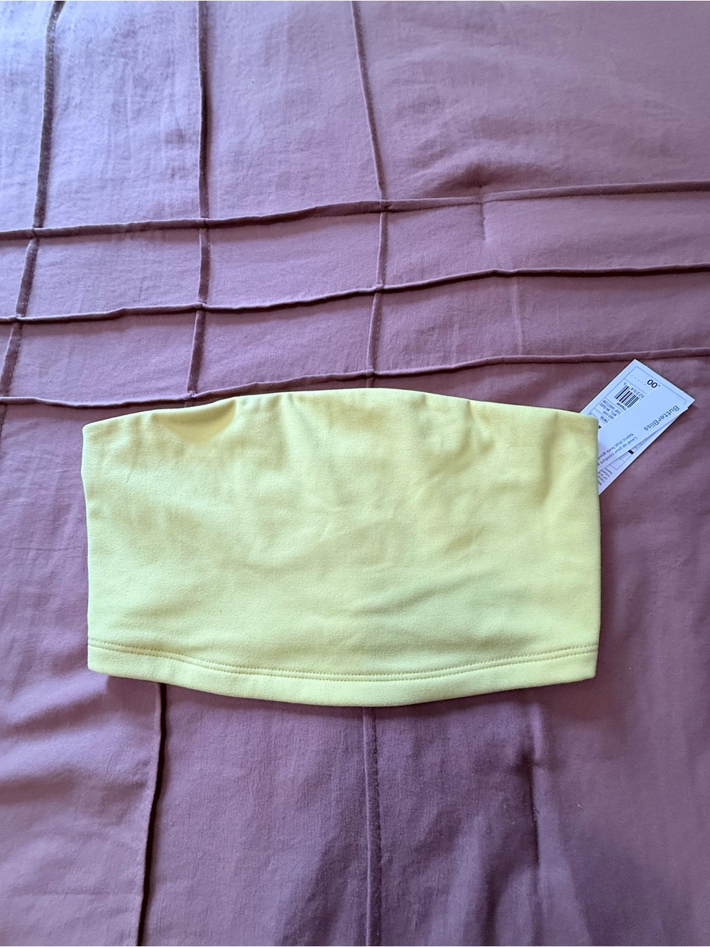 NWT wild fable Yellow Strapless Tube Top